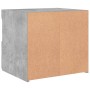 Nachttische mit LED-Leuchten 2 Stück betongrau 50x40x45 cm von , Nachttische - Ref: Foro24-836770, Preis: 79,42 €, Rabatt: %