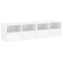 Wand-TV-Möbel 2 Stk. Ingenieurholz weiß 60x30x30 cm von , TV-Möbel - Ref: Foro24-836855, Preis: 66,17 €, Rabatt: %