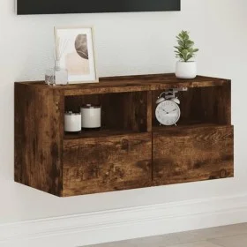 TV-Wandmöbel aus geräuchertem Eichenholz, 60x30x30 cm von , TV-Möbel - Ref: Foro24-836862, Preis: 42,69 €, Rabatt: %
