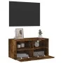 TV-Wandmöbel aus geräuchertem Eichenholz, 60x30x30 cm von , TV-Möbel - Ref: Foro24-836862, Preis: 42,69 €, Rabatt: %