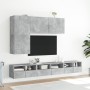 Grauer Beton Holzwerkstoff TV Wandmöbel 60x30x30 cm von , TV-Möbel - Ref: Foro24-836860, Preis: 39,30 €, Rabatt: %