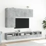 Mueble de pared TV madera ingeniería gris hormigón 60x30x30 cm de , Muebles TV - Ref: Foro24-836860, Precio: 38,73 €, Descuen...
