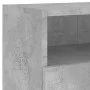 Wall-mounted TV unit in gray concrete engineered wood, 80x30x30 cm by , TV Furniture - Ref: Foro24-836874, Price: 43,14 €, Di...