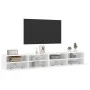 Wand-TV-Möbel 2 Stk. Ingenieurholz weiß 100x30x30 cm von , TV-Möbel - Ref: Foro24-836883, Preis: 101,91 €, Rabatt: %