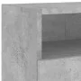 Wall-mounted TV unit in gray concrete engineered wood, 100x30x30 cm by , TV Furniture - Ref: Foro24-836888, Price: 53,30 €, D...