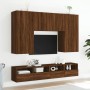 Wandmöbel für TV 2 Stück braunes Eichenholz 100x30x30 cm von , TV-Möbel - Ref: Foro24-836895, Preis: 118,50 €, Rabatt: %