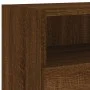 Wall-mounted TV units 2 pieces oak wood brown 100x30x30 cm by , TV Furniture - Ref: Foro24-836895, Price: 110,85 €, Discount: %