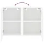 Engineered wood white wall TV stand 40.5x30x60 cm by , TV Furniture - Ref: Foro24-836910, Price: 39,85 €, Discount: %