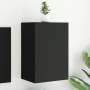 Wandmontiertes TV-Möbel aus schwarzem Holzwerkstoff 40,5x30x60 cm von , TV-Möbel - Ref: Foro24-836912, Preis: 44,27 €, Rabatt: %