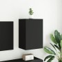 Wandmontiertes TV-Möbel aus schwarzem Holzwerkstoff 40,5x30x60 cm von , TV-Möbel - Ref: Foro24-836912, Preis: 44,27 €, Rabatt: %