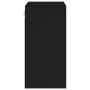 Engineered wood black wall TV stand 40.5x30x60 cm by , TV Furniture - Ref: Foro24-836912, Price: 43,64 €, Discount: %