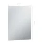 Espejo de pared de baño con LED 60x80 cm de vidaXL, Espejos - Ref: Foro24-144712, Precio: 65,21 €, Descuento: %