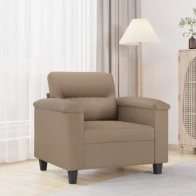 Synthetic leather armchair in cappuccino color, 60 cm. by , Sofas - Ref: Foro24-359577, Price: 158,50 €, Discount: %