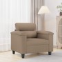 Synthetic leather armchair in cappuccino color, 60 cm. by , Sofas - Ref: Foro24-359577, Price: 160,83 €, Discount: %