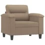 Synthetic leather armchair in cappuccino color, 60 cm. by , Sofas - Ref: Foro24-359577, Price: 158,50 €, Discount: %