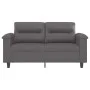 2-Sitzer-Sofa aus Kunstleder in Grau 120 cm von , Sofas - Ref: Foro24-359580, Preis: 219,58 €, Rabatt: %
