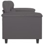 2-seater gray synthetic leather sofa, 120 cm by , Sofas - Ref: Foro24-359580, Price: 222,91 €, Discount: %