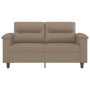 2-seater synthetic leather sofa in cappuccino color, 120 cm. by , Sofas - Ref: Foro24-359582, Price: 231,72 €, Discount: %