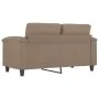 2-seater synthetic leather sofa in cappuccino color, 120 cm. by , Sofas - Ref: Foro24-359582, Price: 228,28 €, Discount: %