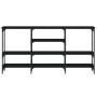 Konsolentisch aus schwarzem Holzwerkstoff 160x29x80 cm von , Seitentische - Ref: Foro24-839063, Preis: 90,74 €, Rabatt: %
