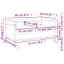 Sonoma Couchtisch aus Eichensperrholz 90x50x45 cm von , Couchtisch - Ref: Foro24-838969, Preis: 58,20 €, Rabatt: %