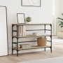Engineered wood Sonoma oak console table 100x32x75 cm by , Side tables - Ref: Foro24-839049, Price: 61,64 €, Discount: %