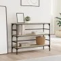 Engineered wood Sonoma oak console table 100x32x75 cm by , Side tables - Ref: Foro24-839049, Price: 60,88 €, Discount: %