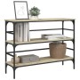 Engineered wood Sonoma oak console table 100x32x75 cm by , Side tables - Ref: Foro24-839049, Price: 61,64 €, Discount: %