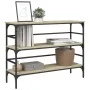 Engineered wood Sonoma oak console table 100x32x75 cm by , Side tables - Ref: Foro24-839049, Price: 60,88 €, Discount: %