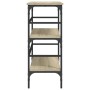 Engineered wood Sonoma oak console table 100x32x75 cm by , Side tables - Ref: Foro24-839049, Price: 61,64 €, Discount: %