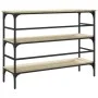 Engineered wood Sonoma oak console table 100x32x75 cm by , Side tables - Ref: Foro24-839049, Price: 60,88 €, Discount: %