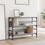 Engineered wood gray Sonoma console table 100x32x75 cm by , Side tables - Ref: Foro24-839061, Price: 65,49 €, Discount: %