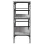 Engineered wood gray Sonoma console table 100x32x75 cm by , Side tables - Ref: Foro24-839061, Price: 65,49 €, Discount: %