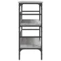 Engineered wood gray Sonoma console table 100x32x75 cm by , Side tables - Ref: Foro24-839061, Price: 64,67 €, Discount: %