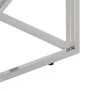 Mesa de centro plateada acero inoxidable y vidrio templado de , Mesas de centro - Ref: Foro24-349937, Precio: 143,97 €, Descu...