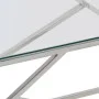 Silberner Couchtisch aus Edelstahl und gehärtetem Glas von , Couchtisch - Ref: Foro24-349937, Preis: 143,97 €, Rabatt: %