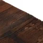 Mesa de centro de acero inoxidable plateado y madera maciza de , Mesas de centro - Ref: Foro24-349949, Precio: 134,82 €, Desc...