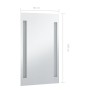 Bathroom wall mirror with LED 60x100 cm by vidaXL, Mirrors - Ref: Foro24-144704, Price: 90,80 €, Discount: %