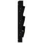 Wall planter 3 levels made of black pine wood 60x18.5x110 cm by , Pots and planters - Ref: Foro24-825118, Price: 87,82 €, Dis...
