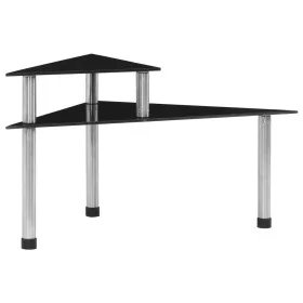Black tempered glass kitchen shelf 49.5x35x26 cm by vidaXL, spice racks - Ref: Foro24-249526, Price: 13,12 €, Discount: %