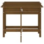 Planter with folding lid made of solid pine wood in honey brown. by , Pots and planters - Ref: Foro24-825124, Price: 97,99 €,...