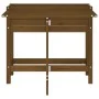 Planter with folding lid made of solid pine wood in honey brown. by , Pots and planters - Ref: Foro24-825124, Price: 96,75 €,...