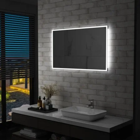 Bathroom wall mirror with LED 100x60 cm by vidaXL, Mirrors - Ref: Foro24-144728, Price: 131,14 €, Discount: %