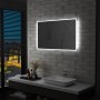 Bathroom wall mirror with LED 100x60 cm by vidaXL, Mirrors - Ref: Foro24-144728, Price: 136,27 €, Discount: %