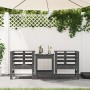 Gartenstühle 2 Stk. massives Kiefernholz grau 61,5x53x71 cm von , Gartenstühle - Ref: Foro24-825130, Preis: 149,23 €, Rabatt: %