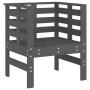 Gartenstühle 2 Stk. massives Kiefernholz grau 61,5x53x71 cm von , Gartenstühle - Ref: Foro24-825130, Preis: 149,23 €, Rabatt: %