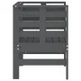 Sillas de jardín 2 uds madera maciza pino gris 61,5x53x71 cm de , Sillas de jardín - Ref: Foro24-825130, Precio: 147,29 €, De...