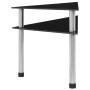 Black tempered glass kitchen shelf 49.5x35x26 cm by vidaXL, spice racks - Ref: Foro24-249526, Price: 13,25 €, Discount: %