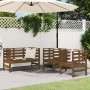 3-teiliges massives Kiefernholz honigbraunes Gartenmöbel-Set von , Gartensets - Ref: Foro24-825145, Preis: 180,11 €, Rabatt: %