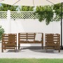 3-teiliges massives Kiefernholz honigbraunes Gartenmöbel-Set von , Gartensets - Ref: Foro24-825145, Preis: 180,11 €, Rabatt: %